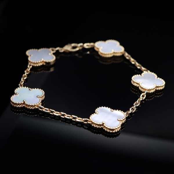 PULSERA TREBOL BLANCO - Imagen 2