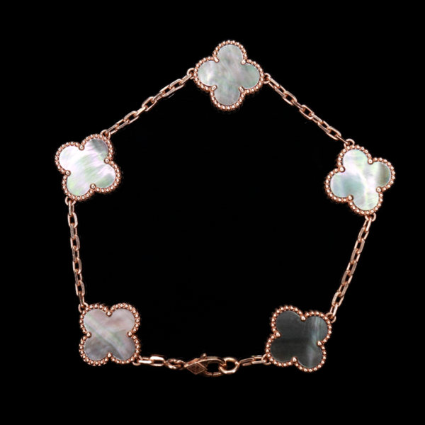 PULSERA TREBOL CAFE