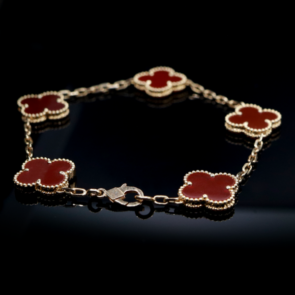 PULSERA TREBOL ROJO - Imagen 2